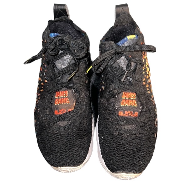 Men’s Nike Air Zoom James Lebron 17 James Gang Multicolored Basketball Shoe - Picture 2 of 11